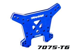 SHOCK TOWER REAR ALUM BLUE-TRAXXAS-Mike's Hobby