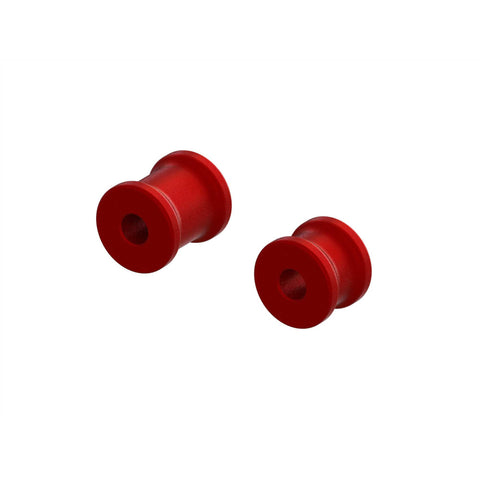 Aluminum Chassis Brace Spacer Set, Red: EXB-PARTS-Mike's Hobby