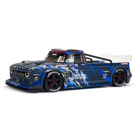 ARA7615V2T1 Arrma Infraction V2 6S BLX Brushless 1/7 RTR Electric 4WD Street Bash Truck (Blue) w/DX3 2.4GHz Radio, Smart ESC & AVC-Cars & Trucks-Mike's Hobby