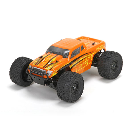 1/18 Ruckus 4WD Monster Truck RTR, Orange/Yellow-RC CAR-Mike's Hobby