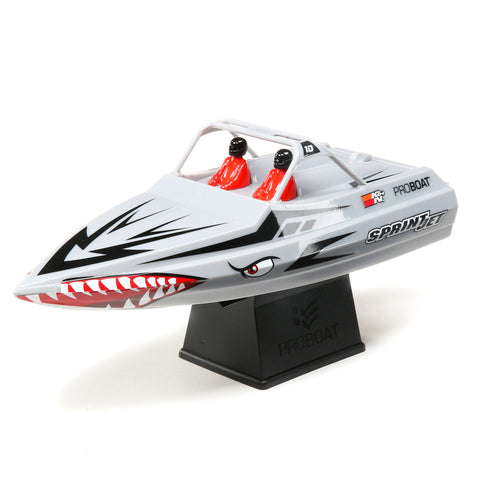 Pro-Boat Sprintjet 9" Self-Righting Jet Boat Brushed RTR, Silver-Boats-Mike's Hobby