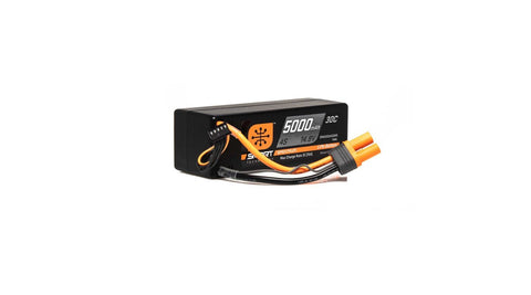 Spektrum 14.8V 5000mAh 4S 30C Smart LiPo Hardcase LiPo Battery: IC5 (SPMX50004S30H5)-LiPo Battery-Mike's Hobby