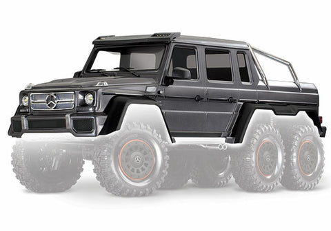 Traxxas 8825X Mercedes-Benz G63 Body, Silver-Mike's Hobby