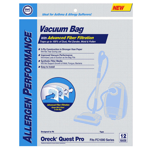 CIRRUS VC 439 CLOTH BAG 12 PACK-VACUUM BAG-Mike's Hobby