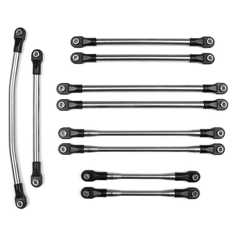 Incision 1/4 Stainless Steel Link Kit (10): SCX10-II, VPSIRC00070-Links and Rod Ends-Mike's Hobby