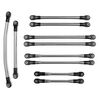 Incision 12" 1/4 Steel 10pc Link Kit for SCX10-II, VPSIRC00071-Links and Rod Ends-Mike's Hobby