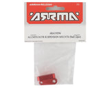 Arrma Kraton/Outcast 8S Aluminum Front Suspension Mounts (Red) (2)-PARTS-Mike's Hobby
