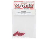 Arrma Aluminum "A" Steering Plate (Red) (2)-PARTS-Mike's Hobby