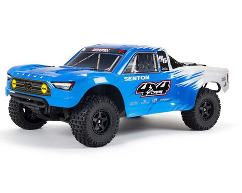 Arrma Senton 4x4 V3 550 Mega RTR 1/10 Short Course Truck (Blue) w/Spektrum SLT3 2.4GHz Radio-Cars & Trucks-Mike's Hobby