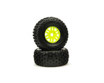 Arrma Mojave 6S BLX dBoots "Fortress" Pre-Mounted Tire Set (Green) (2)-WHEELS AND TIRES-Mike's Hobby