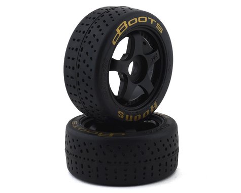 Arrma DBoots Hoons 42/100 2.9 Belted 5-Spoke Premounted Tires (2) (Gold)-WHEELS AND TIRES-Mike's Hobby