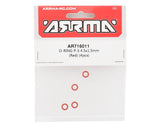 Arrma 4.5x1.5mm P-5 O-Ring (Red) (4)-PARTS-Mike's Hobby