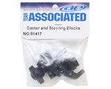 Team Associated Caster & Steering Block Set-RC CAR PARTS-Mike's Hobby