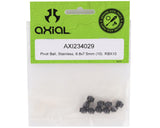 Axial 6.8x7.5mm Stainless Pivot Ball (10)-PARTS-Mike's Hobby