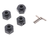 Axial 12mm Aluminum Hex Hub (Black) (4).-PARTS-Mike's Hobby