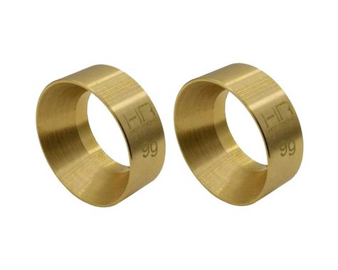 Hot Racing Axial SCX24 Brass KMC Machete Wheel Weights (9g)-Hop-Up-Mike's Hobby