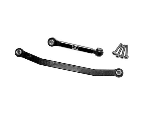 HRASXTF49X01 Hot Racing Axial SCX24 Aluminum Fix Tight Tolerance Steering Rod Link (Black)-PARTS-Mike's Hobby