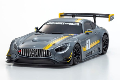 KYOSHO, Mini-Z RWD MR-03 Readyset Mercedes- AMG GT3 Presentation Car, KYO32338GY-Cars & Trucks-Mike's Hobby