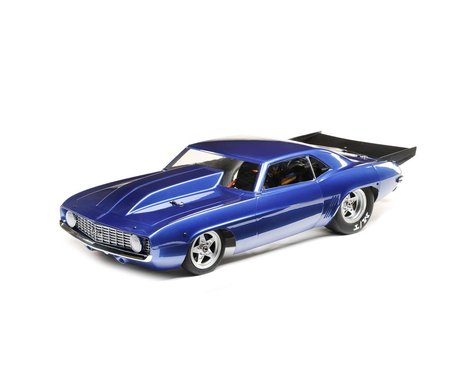 Losi 22S '69 Camaro No Prep 1/10 RTR Brushless Drag Race Car (Blue) w/Spektrum SLT3 2.4GHz Radio (LOS03035T2)-Cars & Trucks-Mike's Hobby