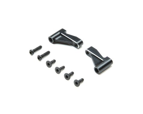 Losi Mini-T 2.0 Aluminum Front Brace Set (Black)-PARTS-Mike's Hobby