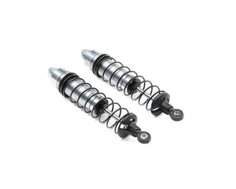 LOS314005 Losi Mini-T 2.0 Aluminum Rear Shock Assembly (Silver) (2)-parts-Mike's Hobby
