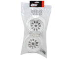 Losi 5IVE-T Wheel Set w/Beadlocks (2) (White)-WHEELS AND TIRES-Mike's Hobby