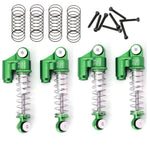 Green SCX24 Alum Threaded Mini/Micro Shocks-SCX 24 PARTS-Mike's Hobby