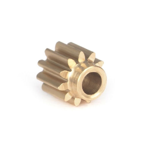 Power Hobby - Axial SCX24 Motor Brass Pinion Gear, 11 Tooth (fits Jeep, C10, B17 Betty, Deadbolt)-SCX 24 PARTS-Mike's Hobby