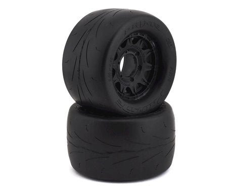 Pro-Line Prime 2.8" Pre-Mounted w/Raid Rear Wheels (2) (Black) (M2) w/Removable 12mm Hex-RC Car Tires and Wheels-Mike's Hobby