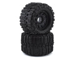 Pro-Line Trencher HP Belted 3.8" Pre-Mounted Truck Tires (2) (Black) (M2) w/Raid Wheels-RC Car Tires and Wheels-Mike's Hobby