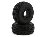 Pro-Line Street Fighter SC 2.2/3.0 Tires w/Raid Wheels (Black) (2) (M2) w/12mm Removable Hex-RC Car Tires and Wheels-Mike's Hobby