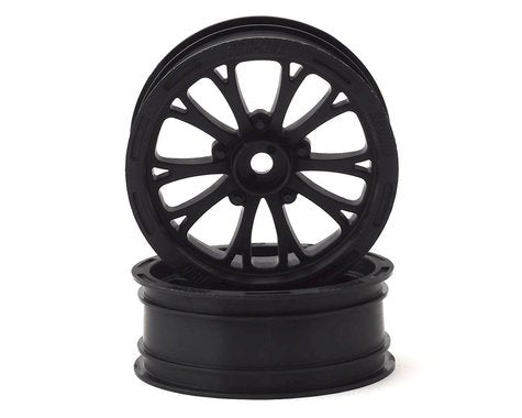 Pro-Line Pomona Drag Spec 2.2" Front Drag Racing Wheels (2) w/12mm Hex (Black)-RC Car Tires and Wheels-Mike's Hobby