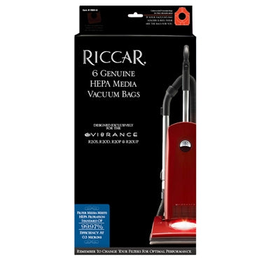 RICCAR HEPA Vib Red Collar Bags 6Pk-VACUUM BAG-Mike's Hobby