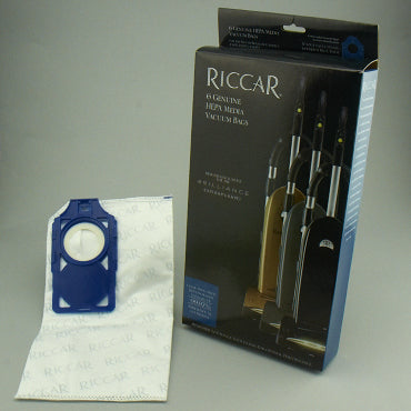 Riccar type N cloth hepa bags 6pk Blue collar-VACUUM BAG-Mike's Hobby