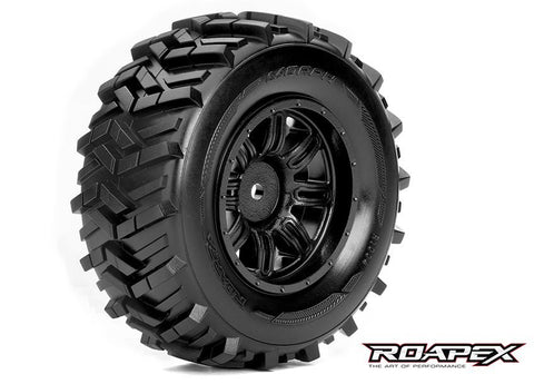 Morph 1/10 SC Tires, Mounted 12mm Hex (2)-RC Car Tires and Wheels-Mike's Hobby