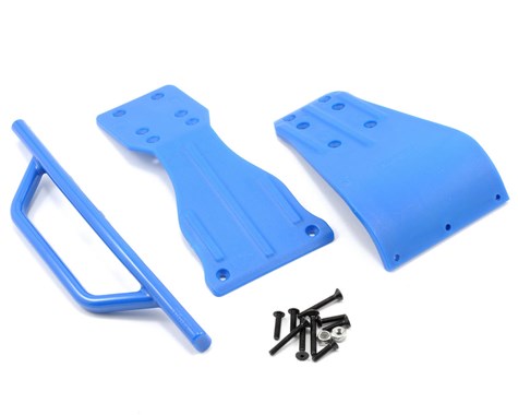 RPM Front Bumper Skid Plate & Chassis Brace Set (SC10)-RC CAR PARTS-Mike's Hobby