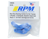 RPM Rear Traxxas Stub Axle Carriers (2) (Blue)-RC CAR PARTS-Mike's Hobby