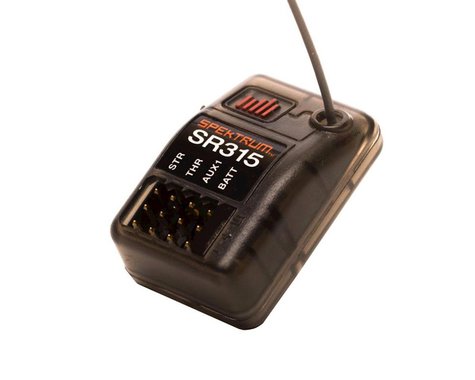 SPMSR315 Spektrum RC SR315 3-Channel DSMR Sport Surface Receiver-electronics-Mike's Hobby