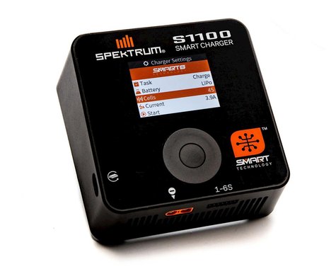 Spektrum RC S1100 AC Smart Charger (6S/12A/100W)-CHARGER-Mike's Hobby