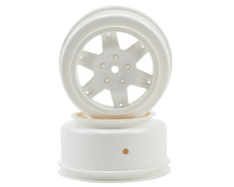 Team Losi Racing 12mm Hex Short Course Wheels (White) (2) (22SCT/TEN-SCTE)-WHEELS AND TIRES-Mike's Hobby