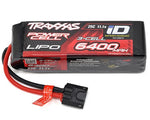 Traxxas 3S "Power Cell" 25C LiPo Battery w/iD Traxxas Connector (11.1V/6400mAh)-Mike's Hobby