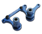 TRA3743A Traxxas Aluminum Steering Bellcrank Set w/Bearings (Blue)-PARTS-Mike's Hobby