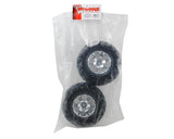 Traxxas Canyon 3.8" Pre-Mounted Tires w/Geode Wheels (2) (Summit) (Chrome)-WHEELS AND TIRES-Mike's Hobby