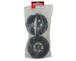 Traxxas X-Maxx Pre-Mounted Tires & Wheels (Black Chrome) (2)-WHEELS AND TIRES-Mike's Hobby
