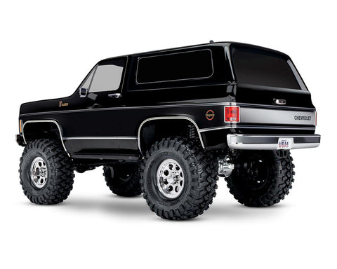 Traxxas TRX-4 1/10 Trail Crawler Truck w/'79 Chevrolet K5 Blazer Body (Black)-ROCK CRAWLER-Mike's Hobby