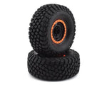 TRA8472 Traxxas Unlimited Desert Racer Pre-Mounted BFGoodrich Baja KR3 Tires w/Method Racing Beadlock Wheels (Black/Orange) (2)-WHEELS AND TIRES-Mike's Hobby