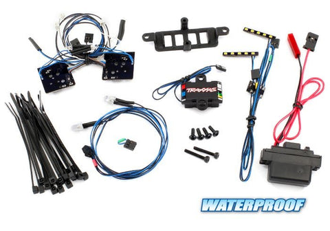 TRA8898 LED light set, complete with power supply (contains headlights, tail lights, roof lights, & distribution block) (fits #8811 or #8825 body)-LED Lighting-Mike's Hobby