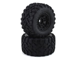 Traxxas Maxx 2.8" All-Terrain Pre-Mounted Tires (2) (Black)-Mike's Hobby