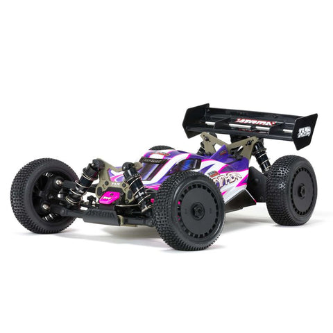 1/8 TLR Tuned TYPHON 4WD Roller Buggy, Pink/Purple-Mike's Hobby