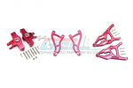 GPM RACING Traxxas UDR Aluminum Front Upper & Lower Arms + Knuckle Arms Set - 28Pc Set RED-RC CAR PARTS-Mike's Hobby